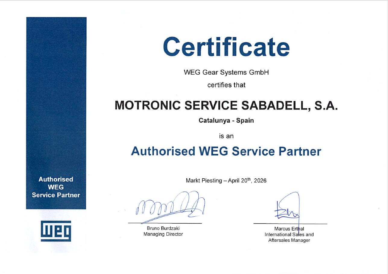 Motronic Service - Motores y variadores eléctricos de alterna o continua